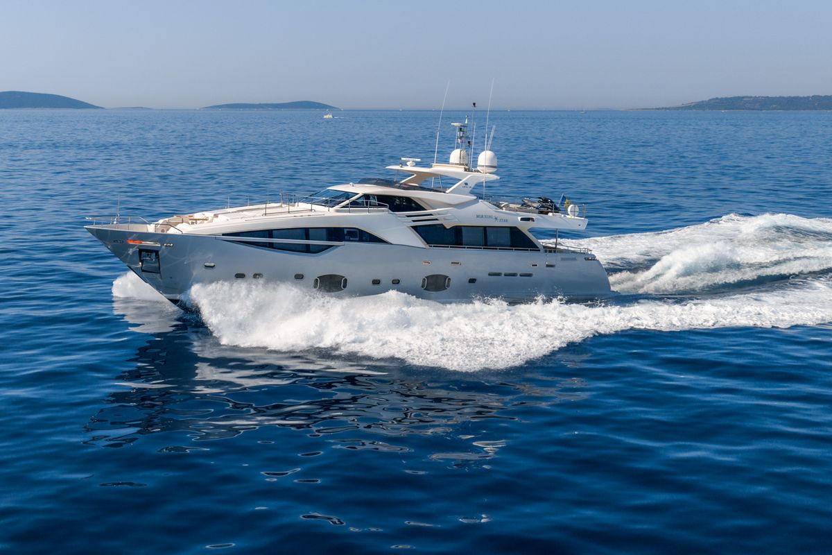 Exterior view of Morning Star, a Gulet Motoryacht yacht at Seget Donji, Croatia