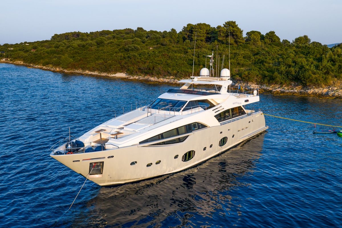Exterior view of Morning Star, a Gulet Motoryacht yacht at Seget Donji, Croatia