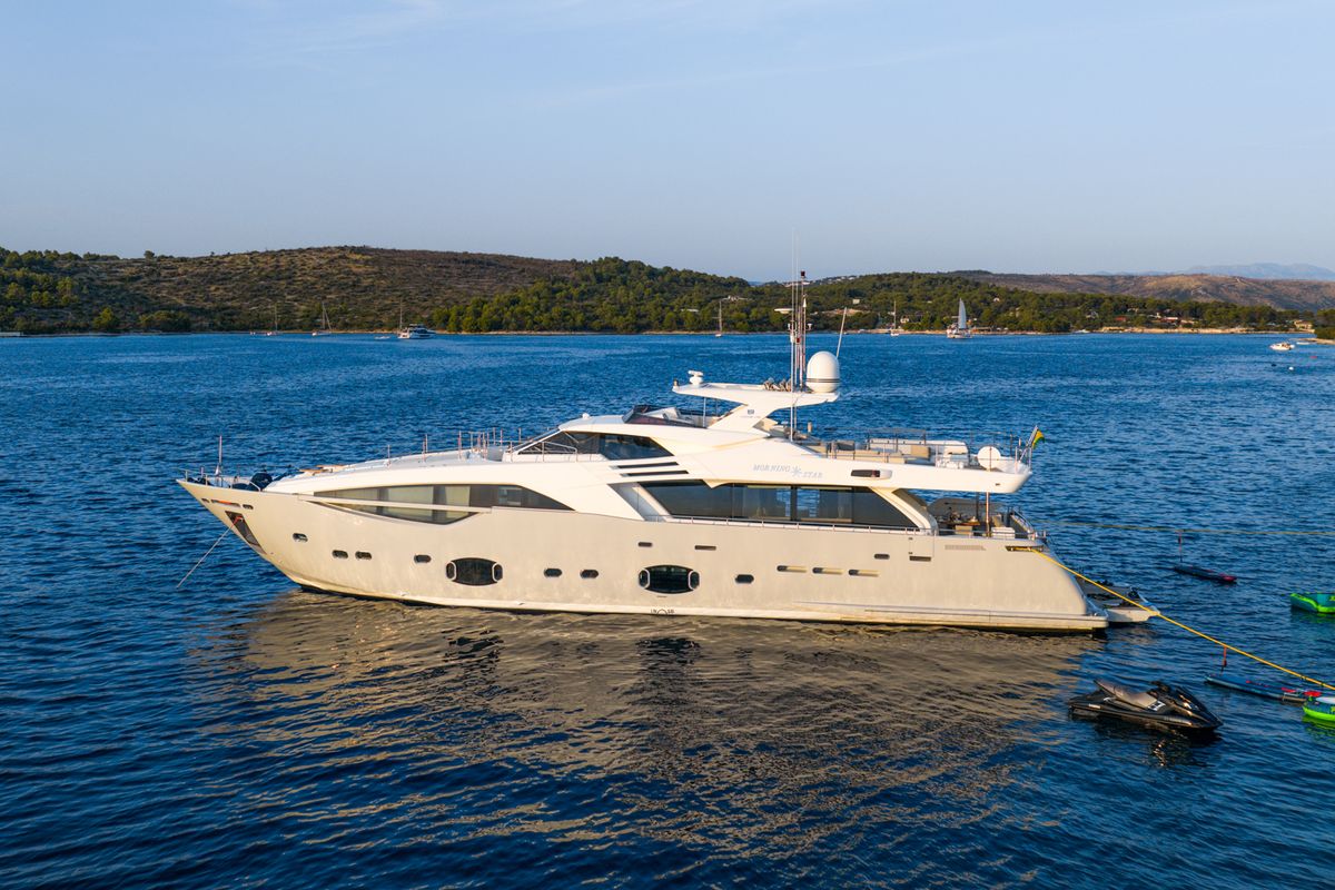 Exterior view of Morning Star, a Gulet Motoryacht yacht at Seget Donji, Croatia