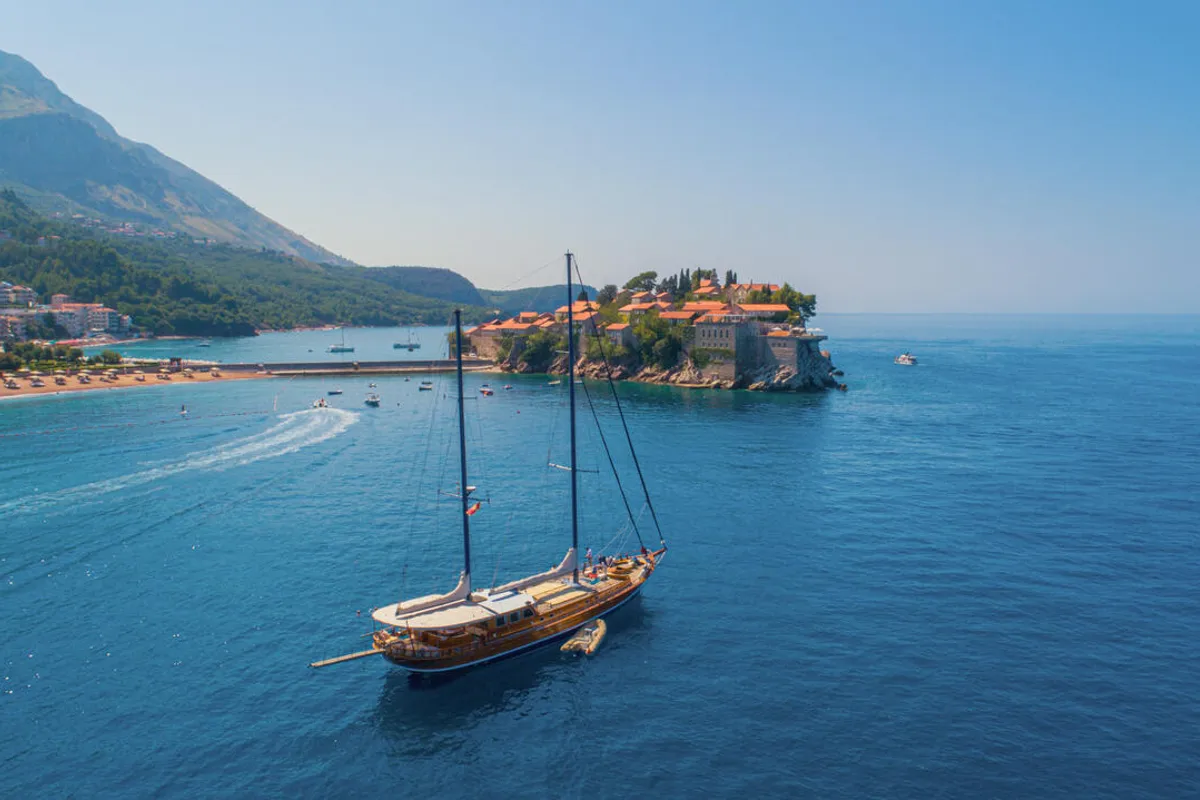 Exterior view of Kaptan Sevket, a Custom Made Kaptan Sevket yacht at Tivat, Montenegro