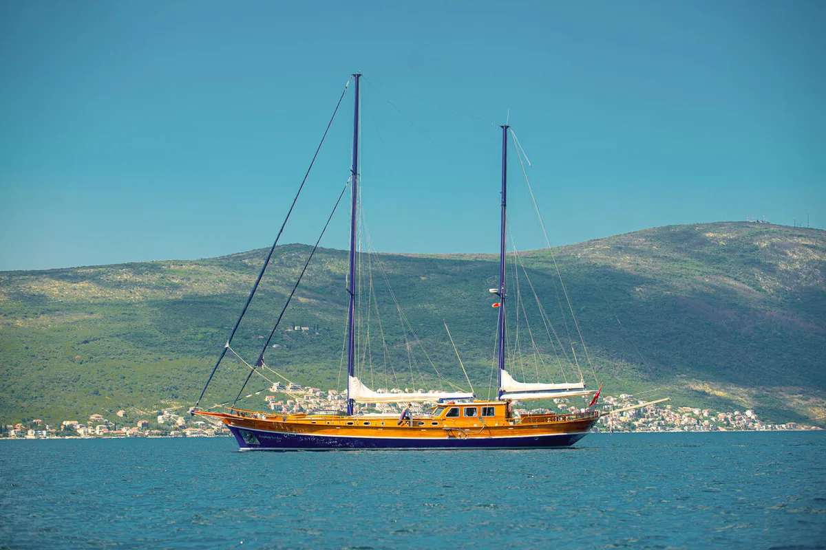 Exterior view of Kaptan Sevket, a Custom Made Kaptan Sevket yacht at Tivat, Montenegro