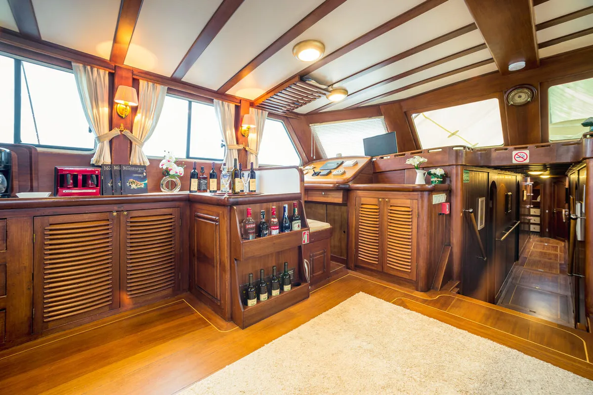 Cabin on Kaptan Sevket, a Custom Made Kaptan Sevket yacht at Tivat, Montenegro