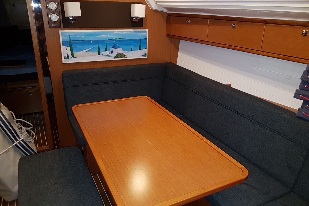 Salon of Bavaria Cr 41 Marea With Bow Thruster, a Bavaria Cruiser 41 sailboat at Municipal Unit of Lefkada, Greece