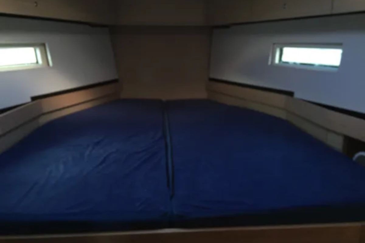 Cabin on SAUTERNES, a D&D Kufner 54 sailboat at Grad Trogir, Croatia