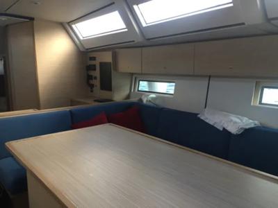 Salon of SAUTERNES, a D&D Kufner 54 sailboat at Grad Trogir, Croatia