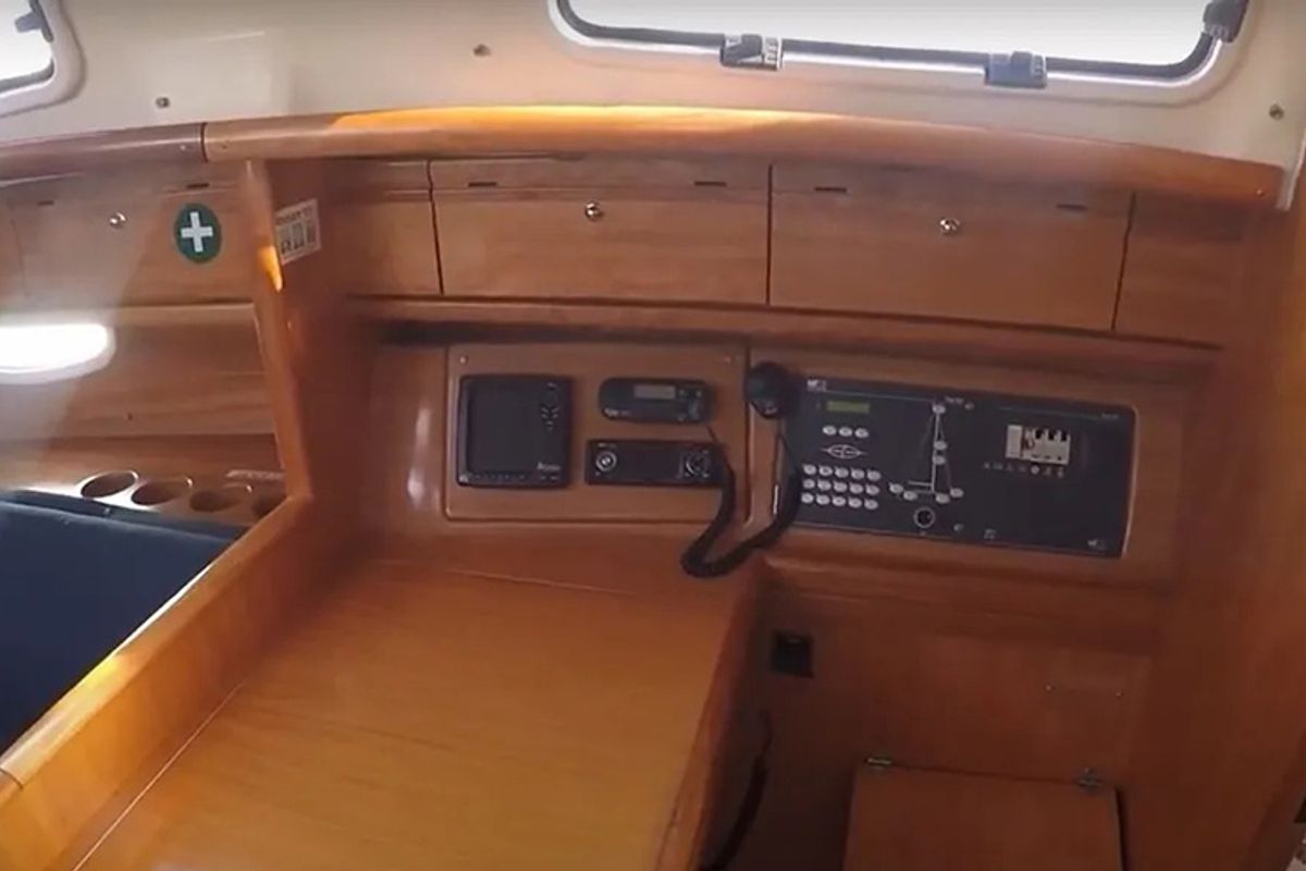 Evi, a Bavaria 34 sailboat at Municipal Unit of Lefkada, Greece