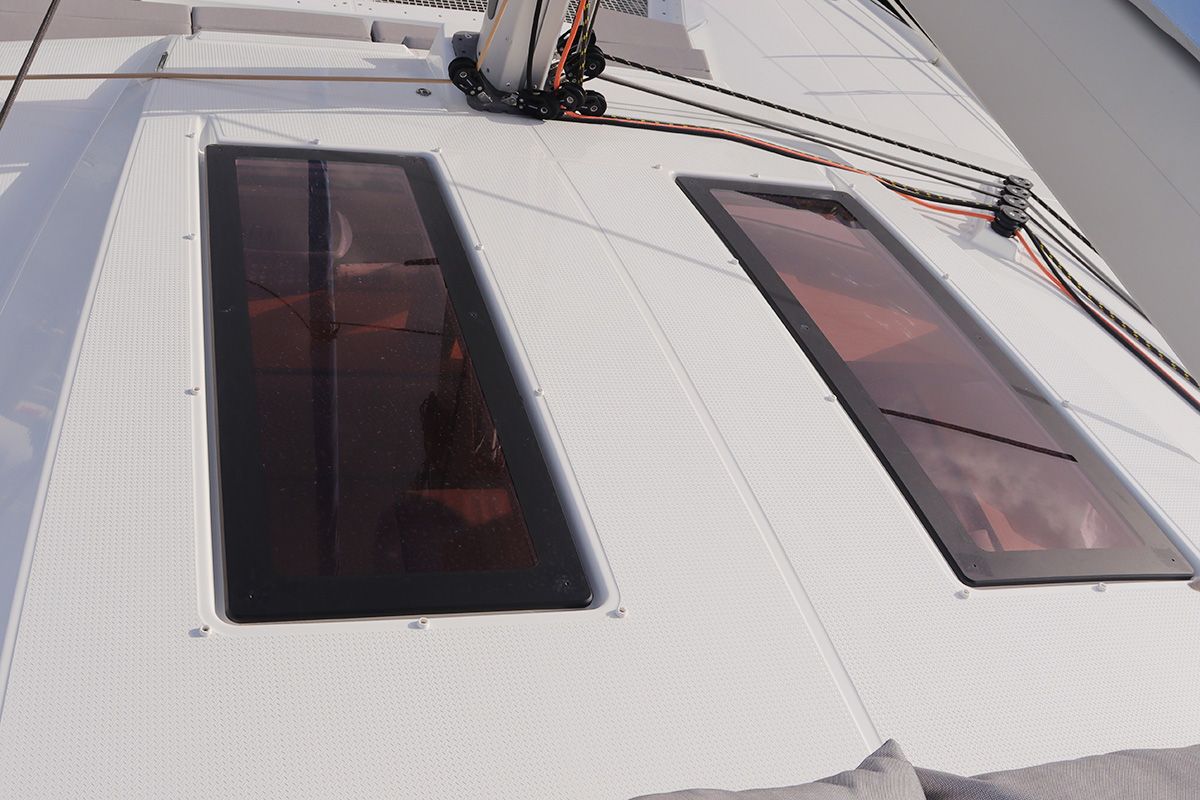 Limin'_X, a Fountaine Pajot Elba 45 catamaran at Road Town, British Virgin Islands