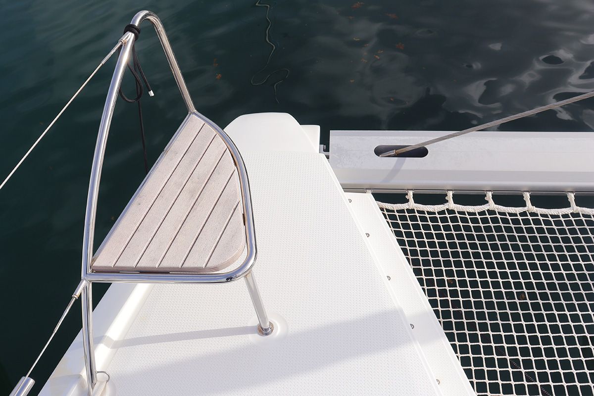 Limin'_X, a Fountaine Pajot Elba 45 catamaran at Road Town, British Virgin Islands