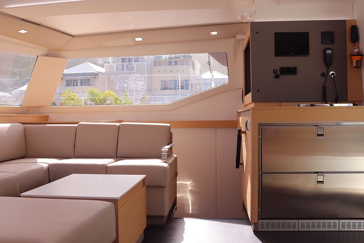 Limin'_X, a Fountaine Pajot Elba 45 catamaran at Road Town, British Virgin Islands