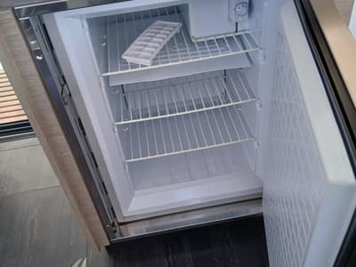 Galley of Kon-tiki, a Fountaine Pajot Elba 45 catamaran at Lavreotiki Municipal Unit, Greece