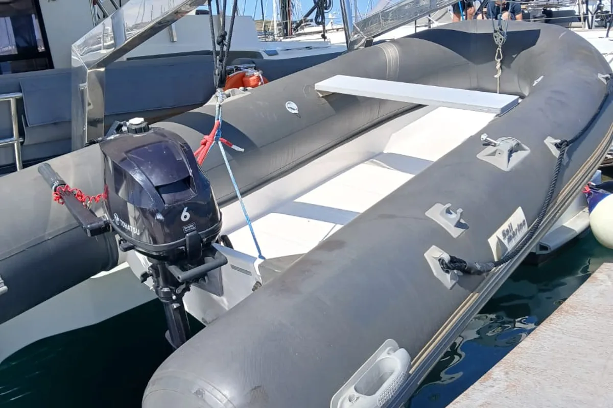 Kon-tiki, a Fountaine Pajot Elba 45 catamaran at Lavreotiki Municipal Unit, Greece