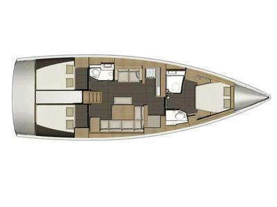 Fantasea, a Dufour 460 Grand Large sailboat at Municipal Unit of Lefkada, Greece