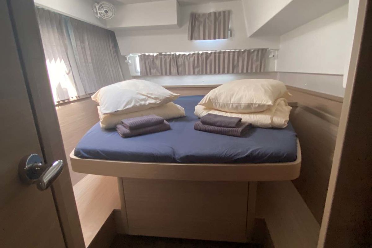 Cabin on Hanselli, a Lagoon 42 catamaran at Grad Trogir, Croatia