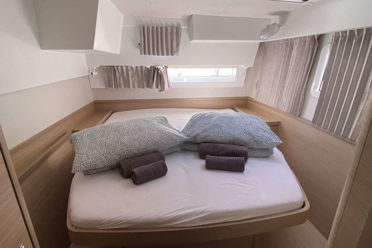 Cabin on Hanselli, a Lagoon 42 catamaran at Grad Trogir, Croatia
