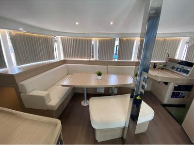 Salon of Hanselli, a Lagoon 42 catamaran at Grad Trogir, Croatia