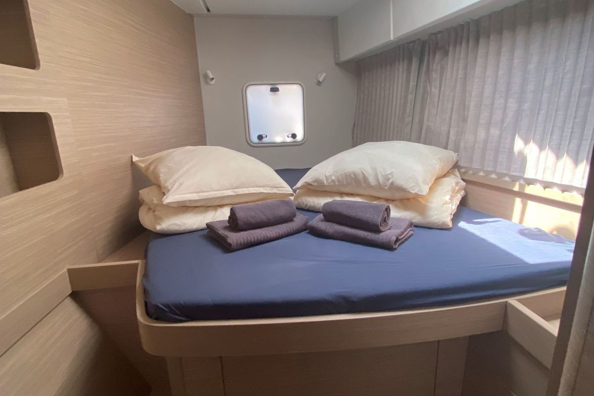 Cabin on Hanselli, a Lagoon 42 catamaran at Grad Trogir, Croatia