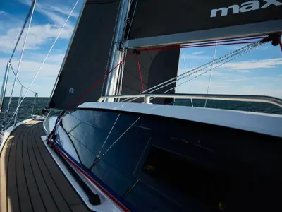 Deck of Gea, a Northman Maxus 35 sailboat at Grad Biograd na Moru, Croatia