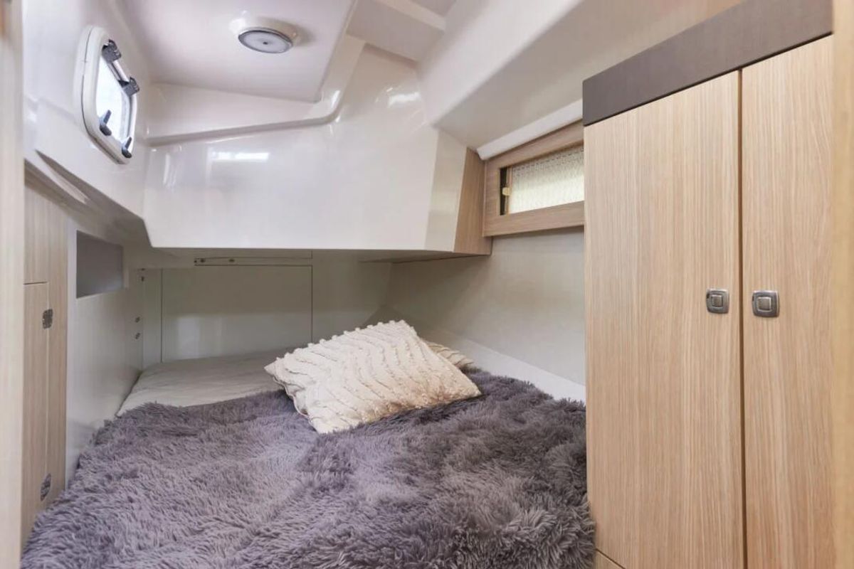 Cabin on Gea, a Northman Maxus 35 sailboat at Grad Biograd na Moru, Croatia