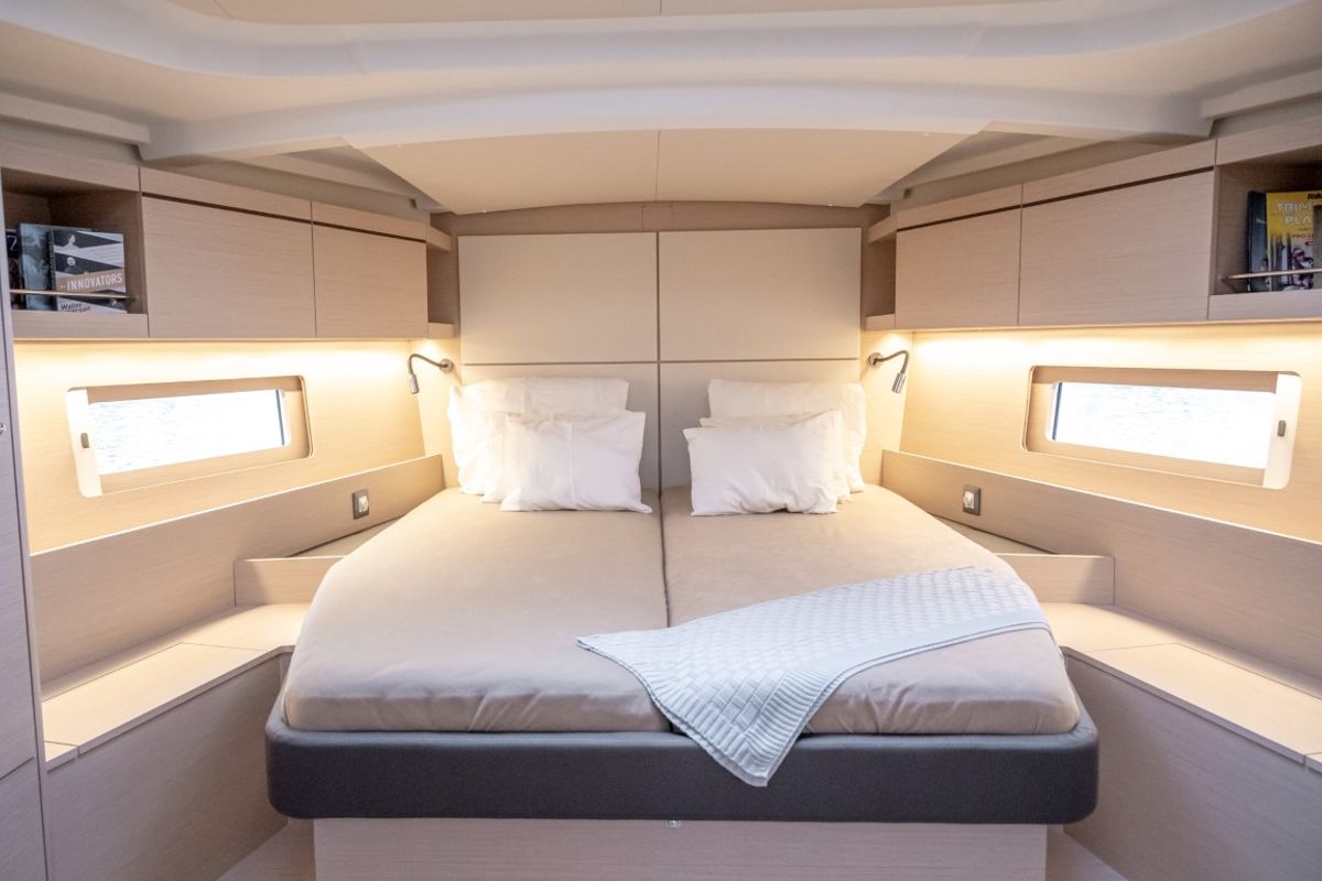 Cabin on Nalu, a Beneteau Oceanis 46.1 sailboat at Općina Medulin, Croatia
