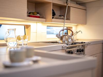 Galley of Nalu, a Beneteau Oceanis 46.1 sailboat at Općina Medulin, Croatia