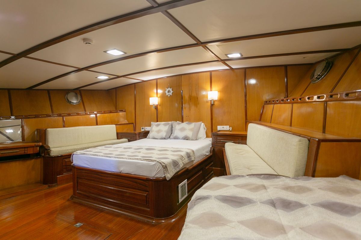 Cabin on Sarayli I, a Gulet Gulet gulet at Marmaris, Turkey
