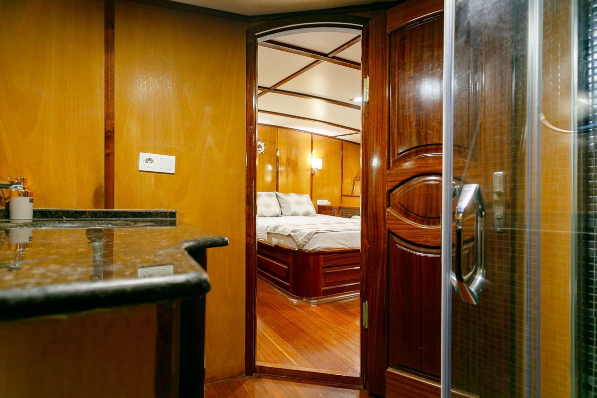 Cabin on Sarayli I, a Gulet Gulet gulet at Marmaris, Turkey