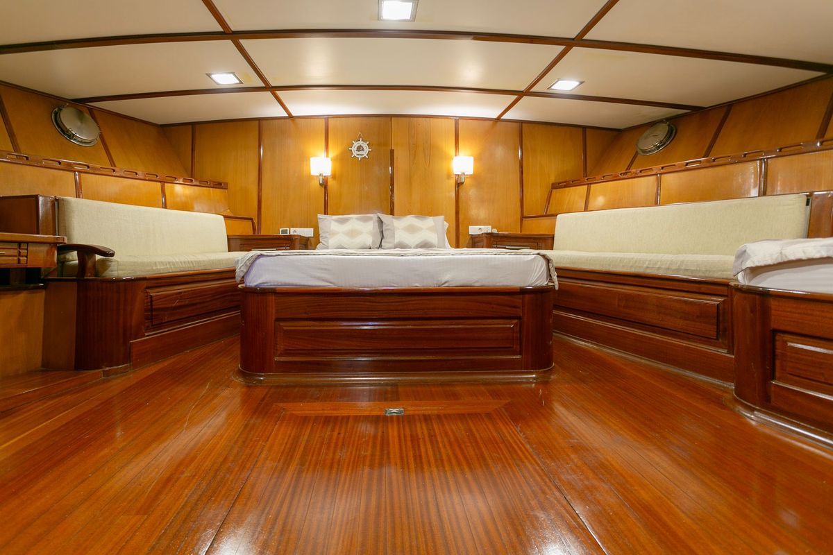 Cabin on Sarayli I, a Gulet Gulet gulet at Marmaris, Turkey