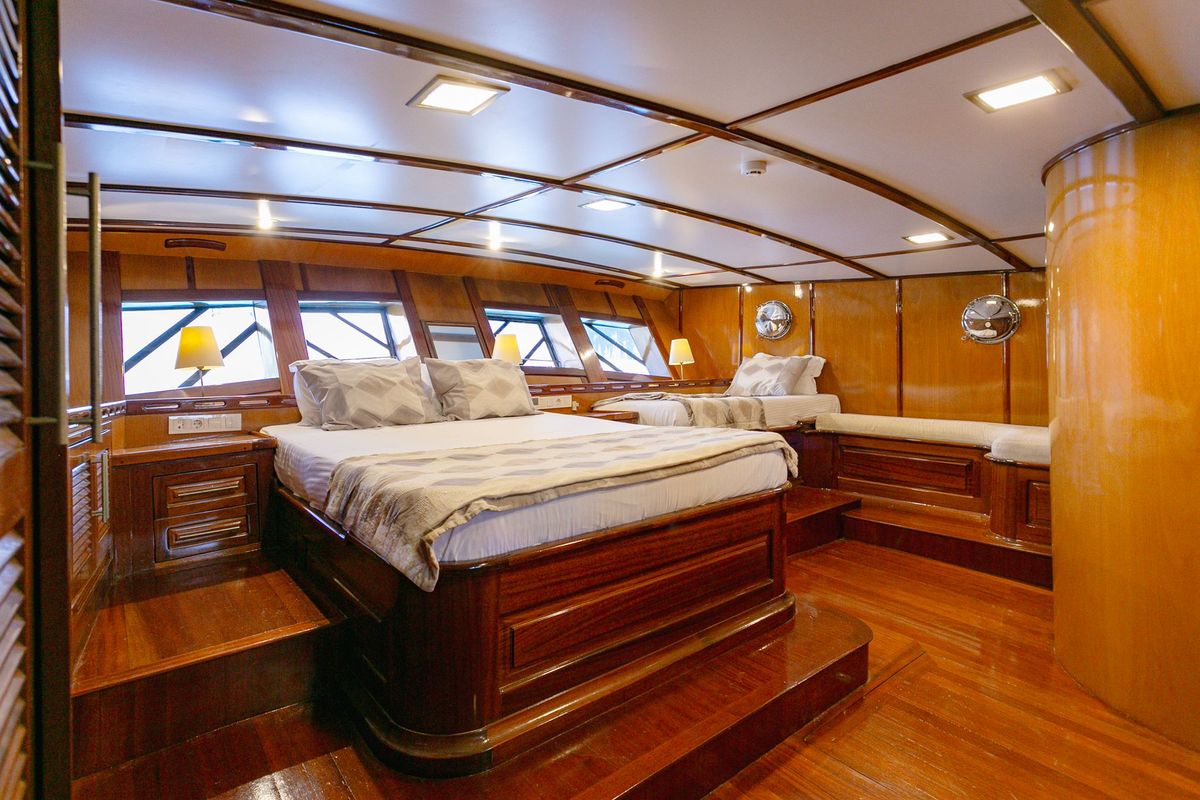 Cabin on Sarayli I, a Gulet Gulet gulet at Marmaris, Turkey