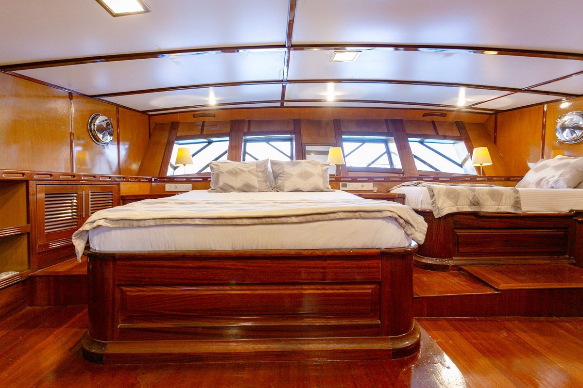 Cabin on Sarayli I, a Gulet Gulet gulet at Marmaris, Turkey