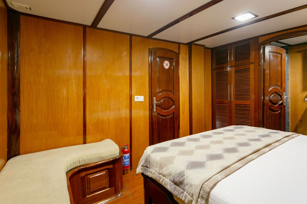 Cabin on Sarayli I, a Gulet Gulet gulet at Marmaris, Turkey