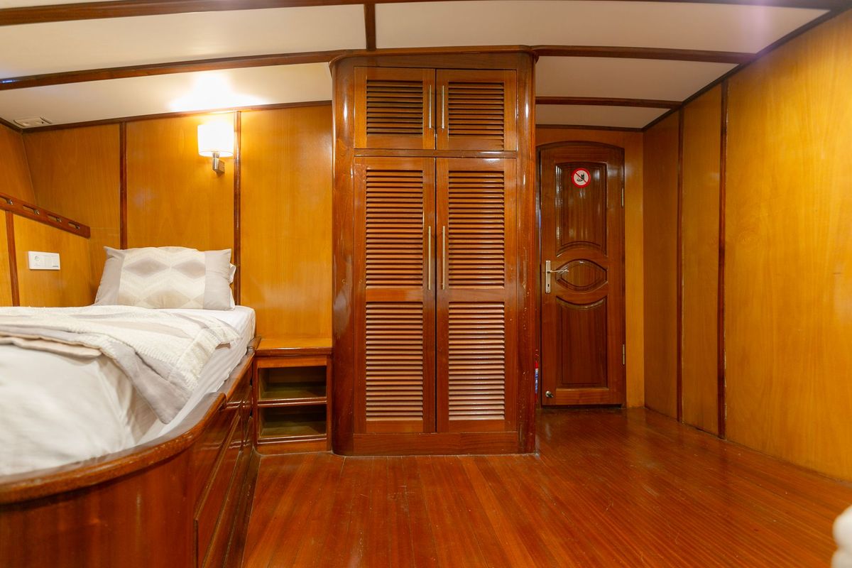 Cabin on Sarayli I, a Gulet Gulet gulet at Marmaris, Turkey