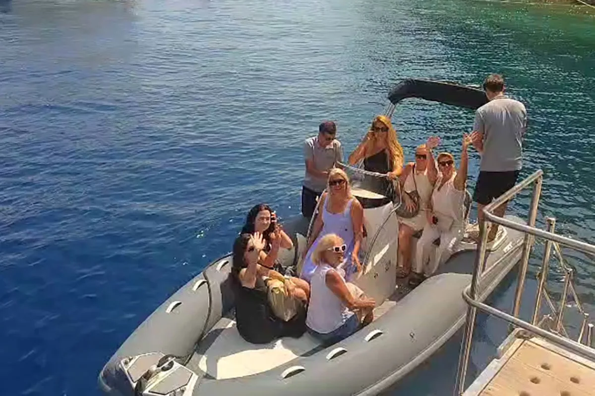 Sarayli I, a Gulet Gulet gulet at Marmaris, Turkey