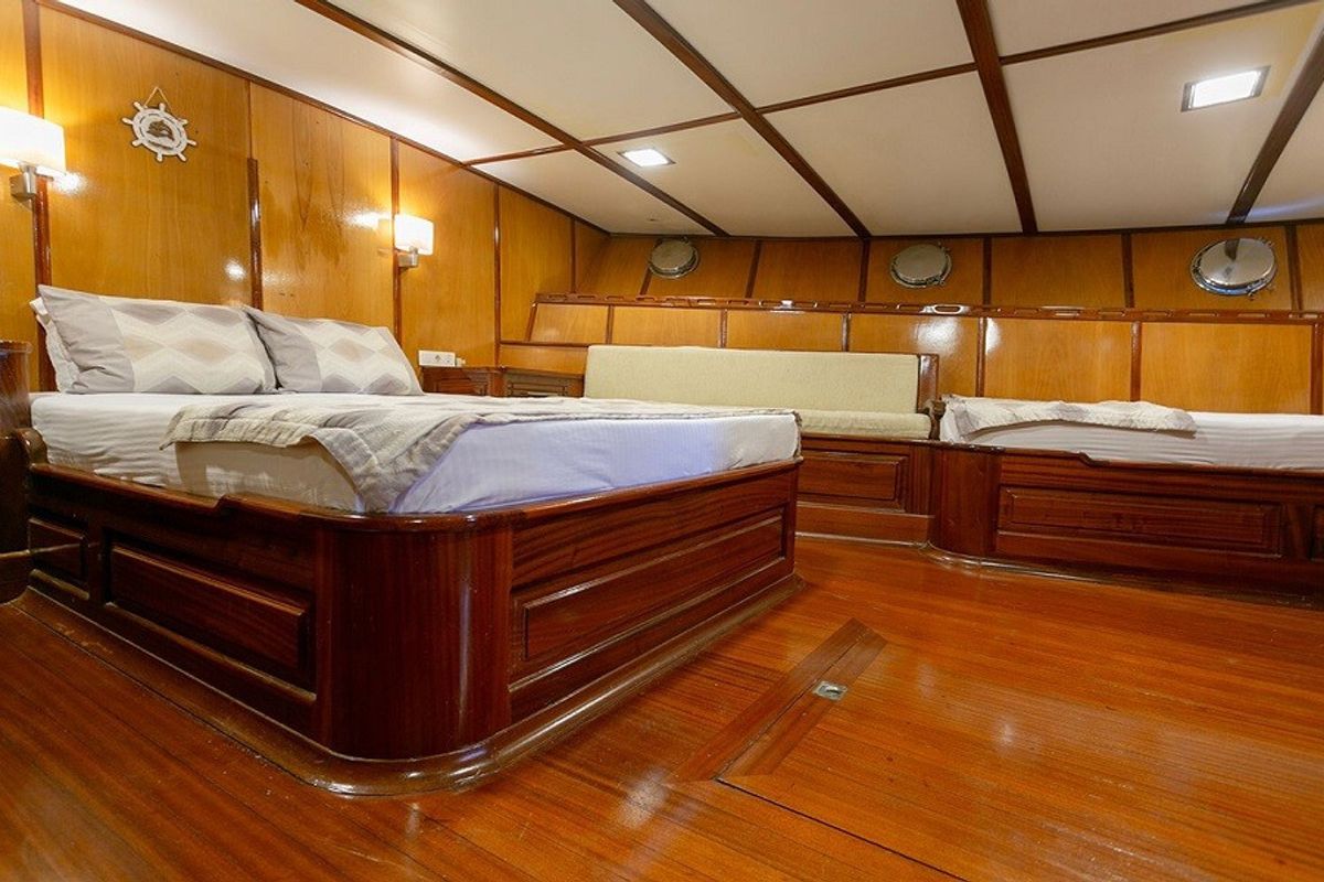 Cabin on Sarayli I, a Gulet Gulet gulet at Marmaris, Turkey