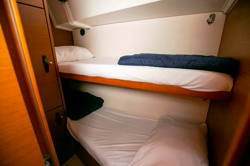 Cabin on Amazing Elli, a Jeanneau 54 sailboat at Volos Municipality, Greece