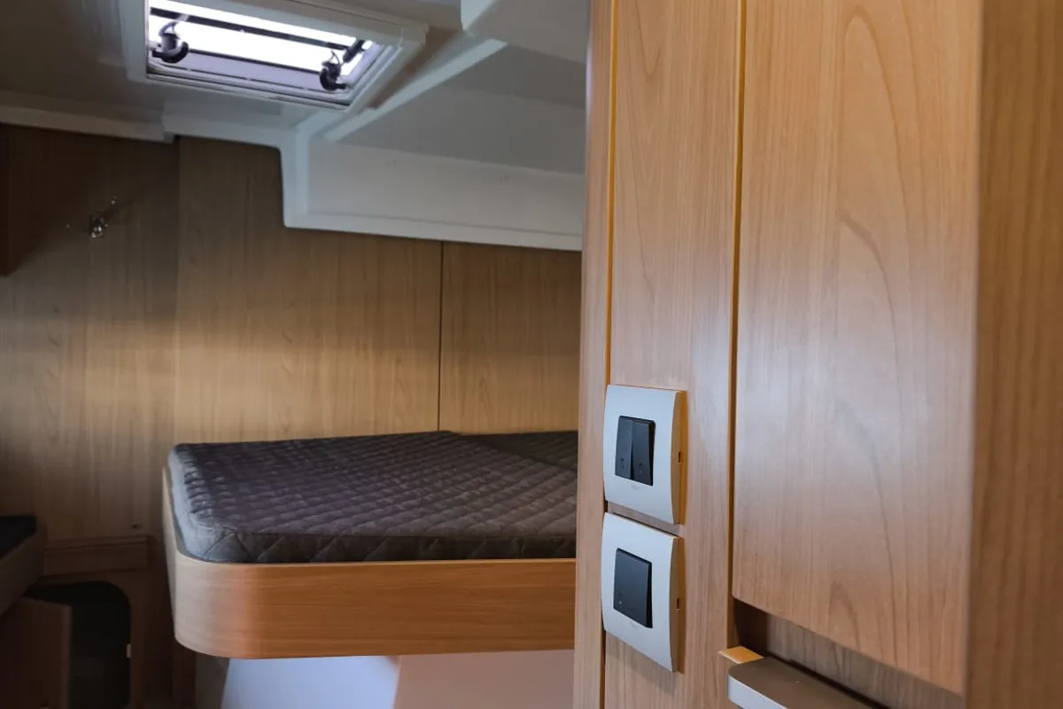 Cabin on Danae, a Bali Catspace catamaran at Municipal Unit of Ellomenos, Greece