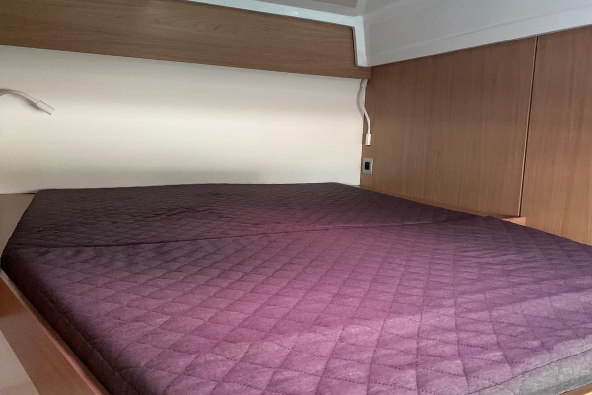 Cabin on Danae, a Bali Catspace catamaran at Municipal Unit of Ellomenos, Greece