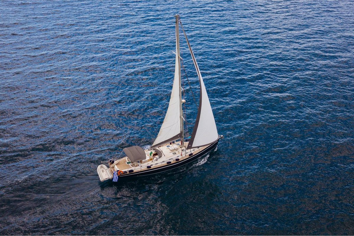 Exterior view of Christianna VIII, a Ocean Star 60.1 sailboat at Athens, Greece