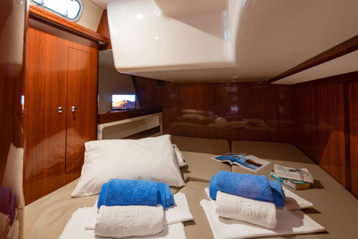 Galley of Christianna VIII, a Ocean Star 60.1 sailboat at Athens, Greece