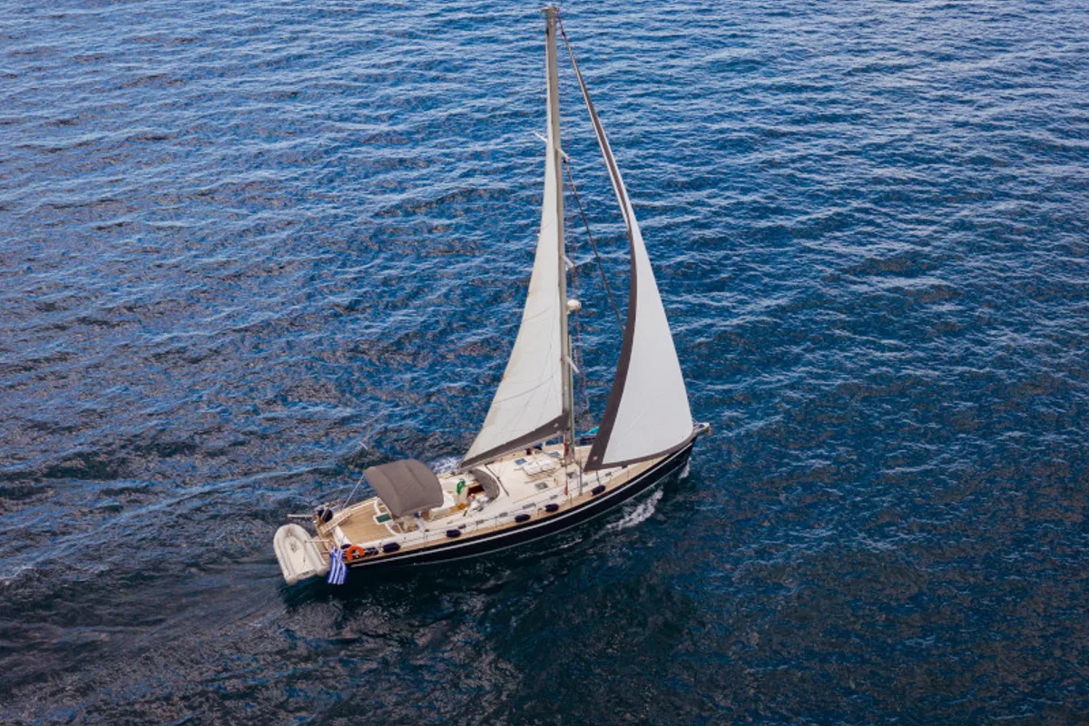 Exterior view of Christianna VIII, a Ocean Star 60.1 sailboat at Athens, Greece