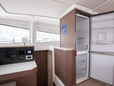 Galley of Peppina - Standard Line, a Bali 4.2 catamaran at Salerno, Italy