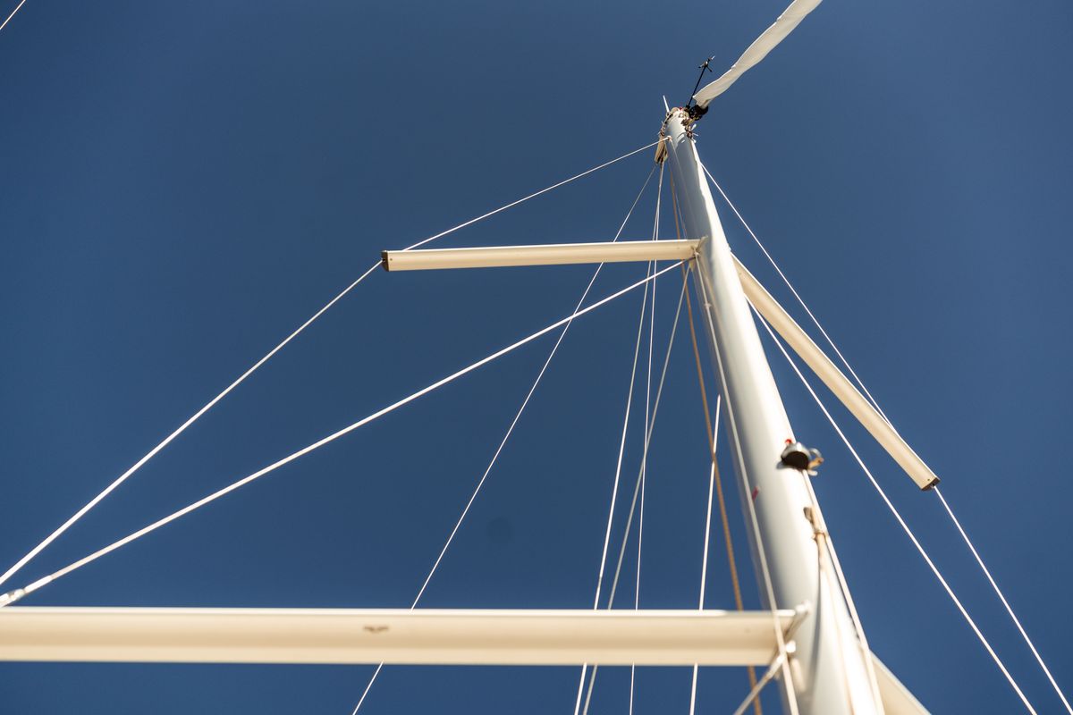 Mahsa, a Dufour 41 sailboat at Olbia, Italy
