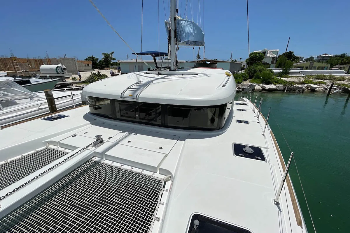 Mala, a Lagoon 40 catamaran at Seget Donji, Croatia