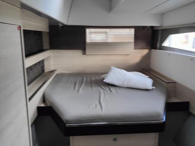 Cabin on La Suerte, a Leopard 50 catamaran at Procida, Italy