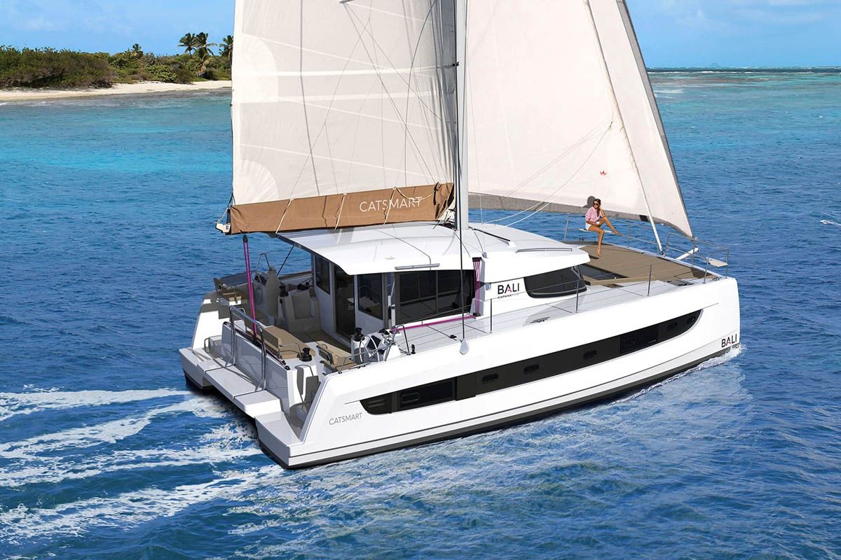 Eleanor , a Bali Catsmart catamaran at Dubrovnik, Croatia
