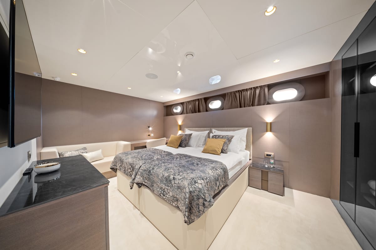 Cabin on Nocturno, a Gulet Luxury Sailing Yacht sailboat at Split, Croatia