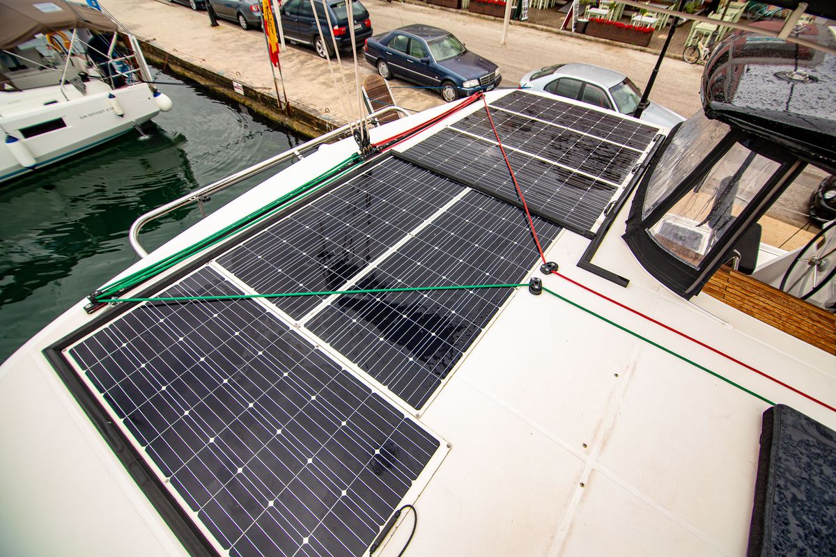 Casta Diva Vip-Equipped, a Lagoon 42 catamaran at Preveza, Greece