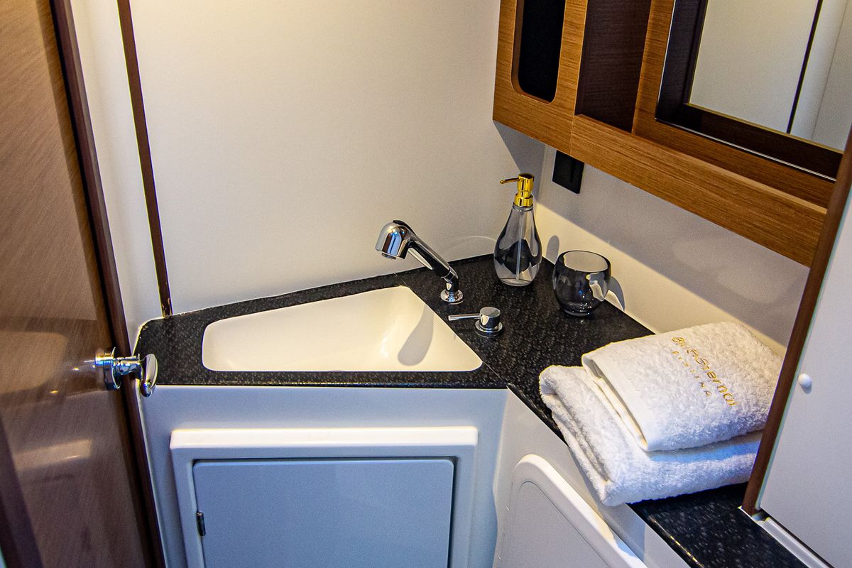 Head on Casta Diva Vip-Equipped, a Lagoon 42 catamaran at Preveza, Greece
