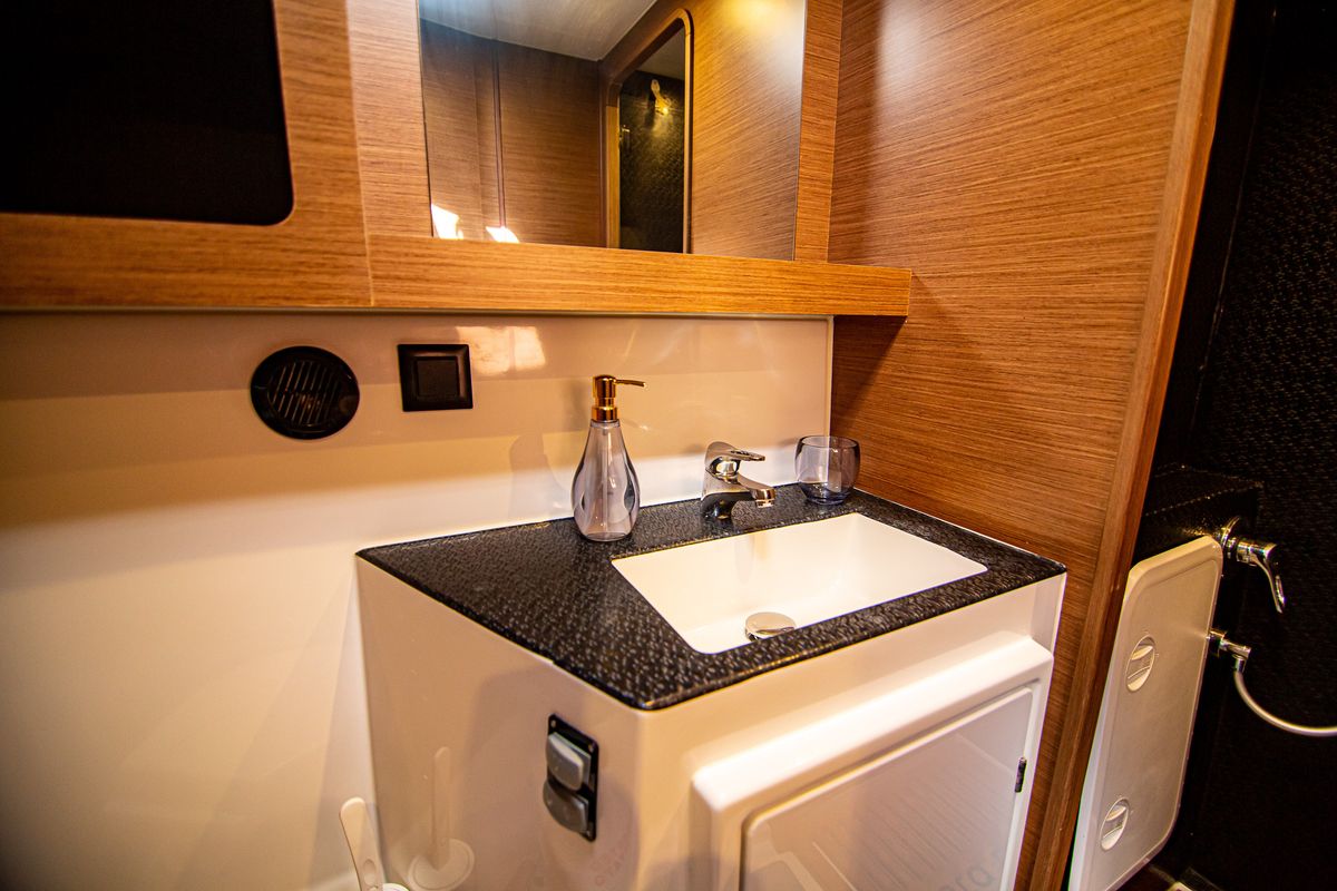Head on Casta Diva Vip-Equipped, a Lagoon 42 catamaran at Preveza, Greece