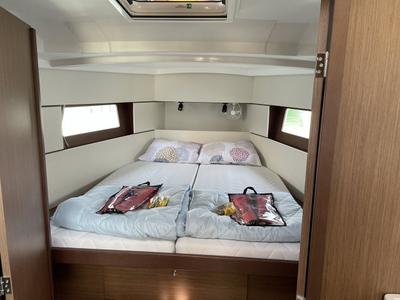 Cabin on Gwada, a Beneteau Oceanis 38.1 sailboat at Grad Pula, Croatia