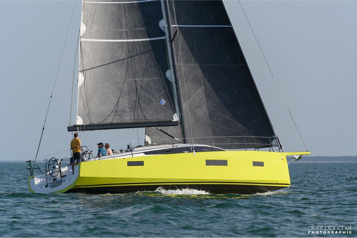 Exterior view of Caribbean Dandy, a RM Yachts RM 1180 sailboat at Alameda, United States